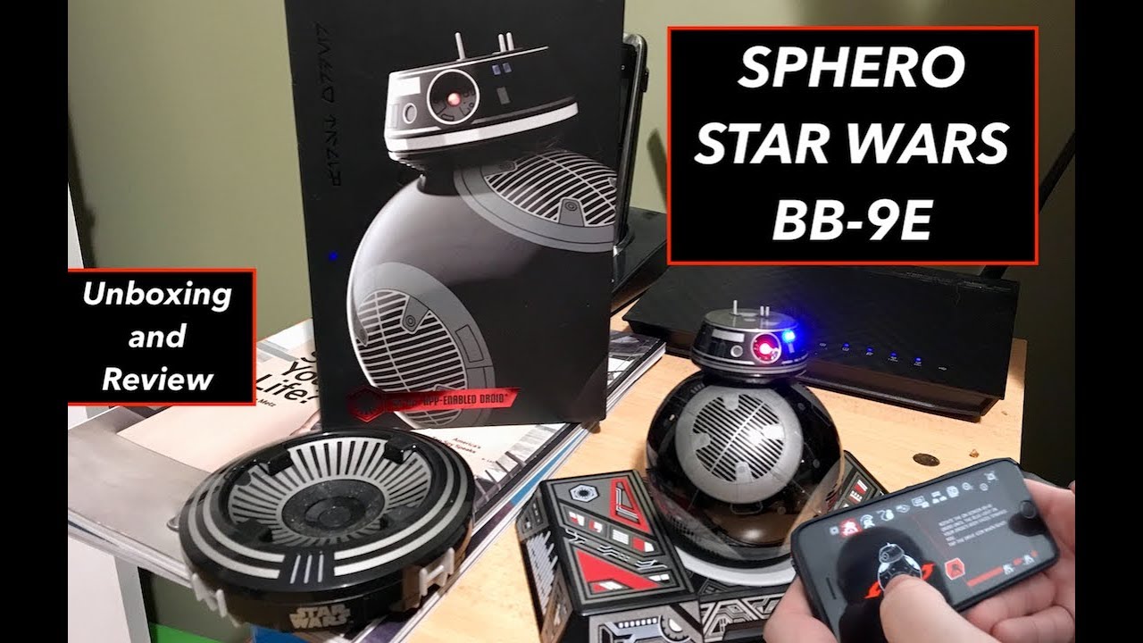 Star Wars Sphero BB-9E App Enabled Droid Unboxing and Review - Netcruzer RC TECH