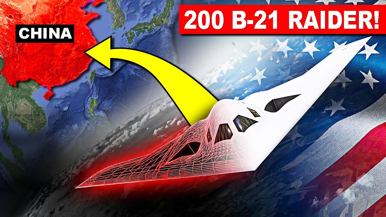 EUA precisam de 200 B-21 e 300 caças F-47 para ATACAR a China!