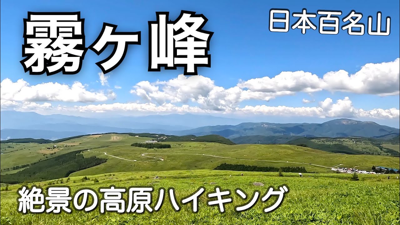 【霧ヶ峰】リフトで行く高原の絶景ハイキング、車山から湿原を回る初心者向けルート【日本百名山】