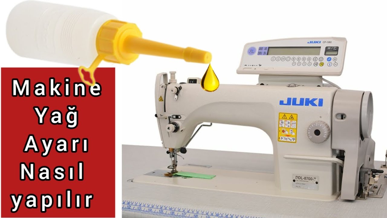 makine yağ ayarı - makine yağı - makine yağ ayarı nasıl olmalı - Singer dikiş makinası - ince yağ