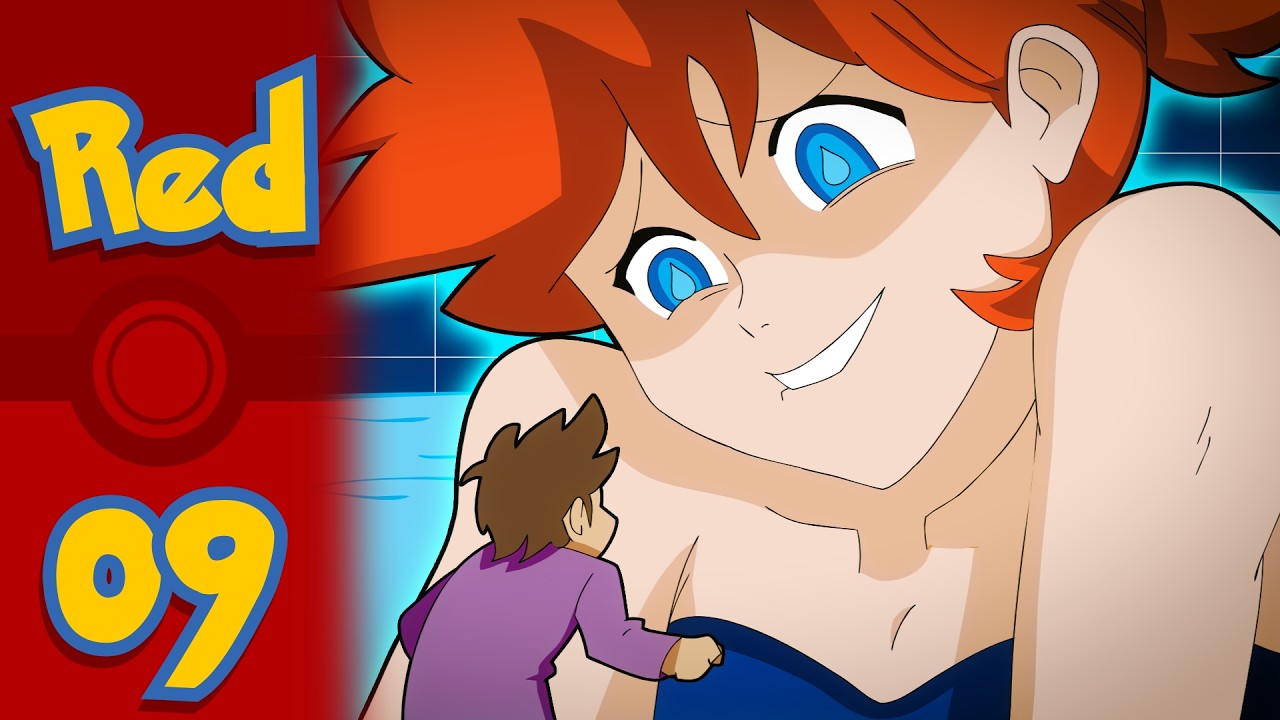 MISTY VS BLUE 🧜‍♀️ Pokemon Red 9 Fan Made
