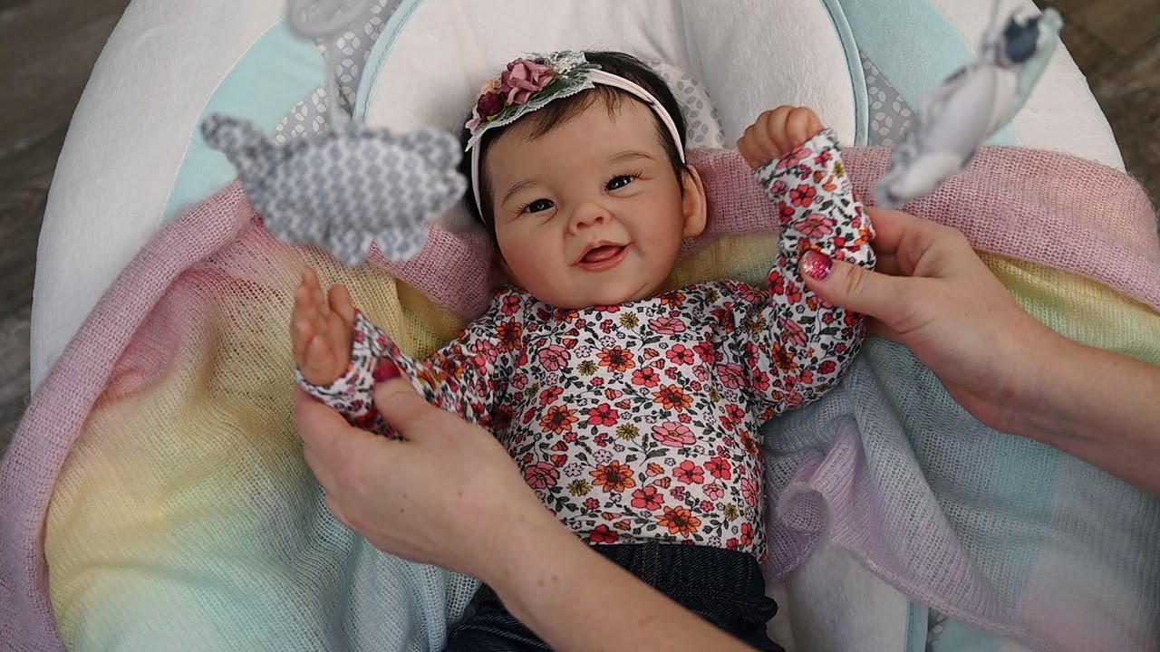 Утренний распорядок для силиконового Reborn Baby Ahn, время купания и игр!