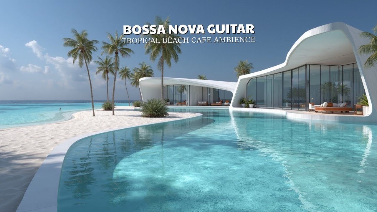 Гитара Bossa Nova Jazz для тропического пляжного кафе | Расслабляющий лаунж-джаз 🌴