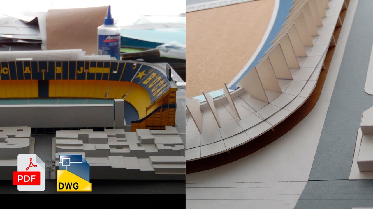 Haz tu PROPIA MAQUETA de LA BOMBONERA + PLANOS