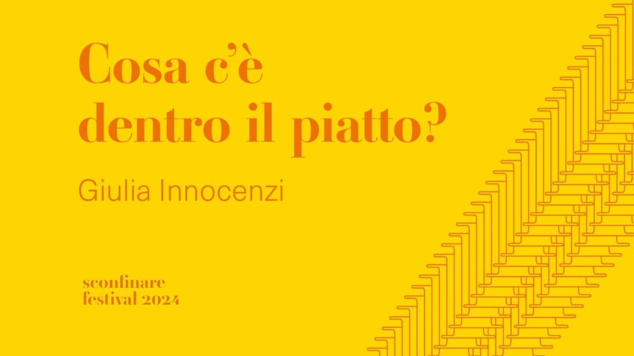 &laquo;Cosa c'&egrave; dentro il piatto?&raquo; | Incontro con Giulia Innocenzi