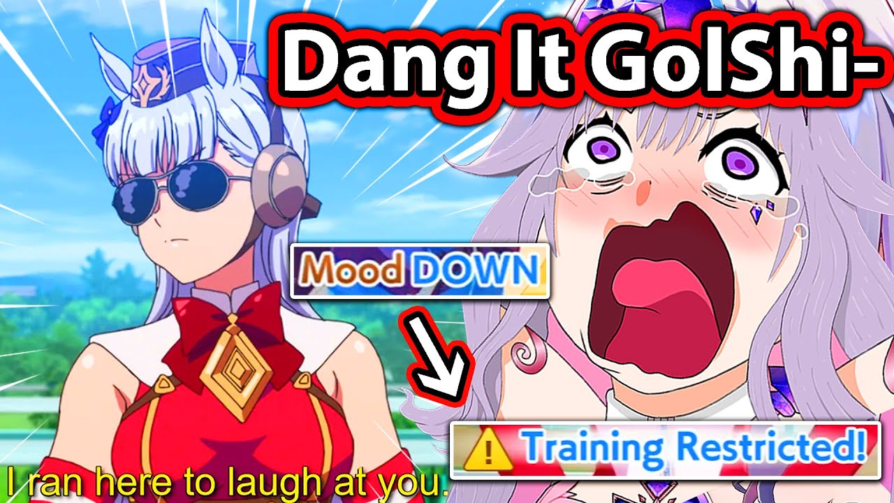 Biboo Slowly Losing Her Mind Training Gold Ship in Umamusume 【Hololive EN】