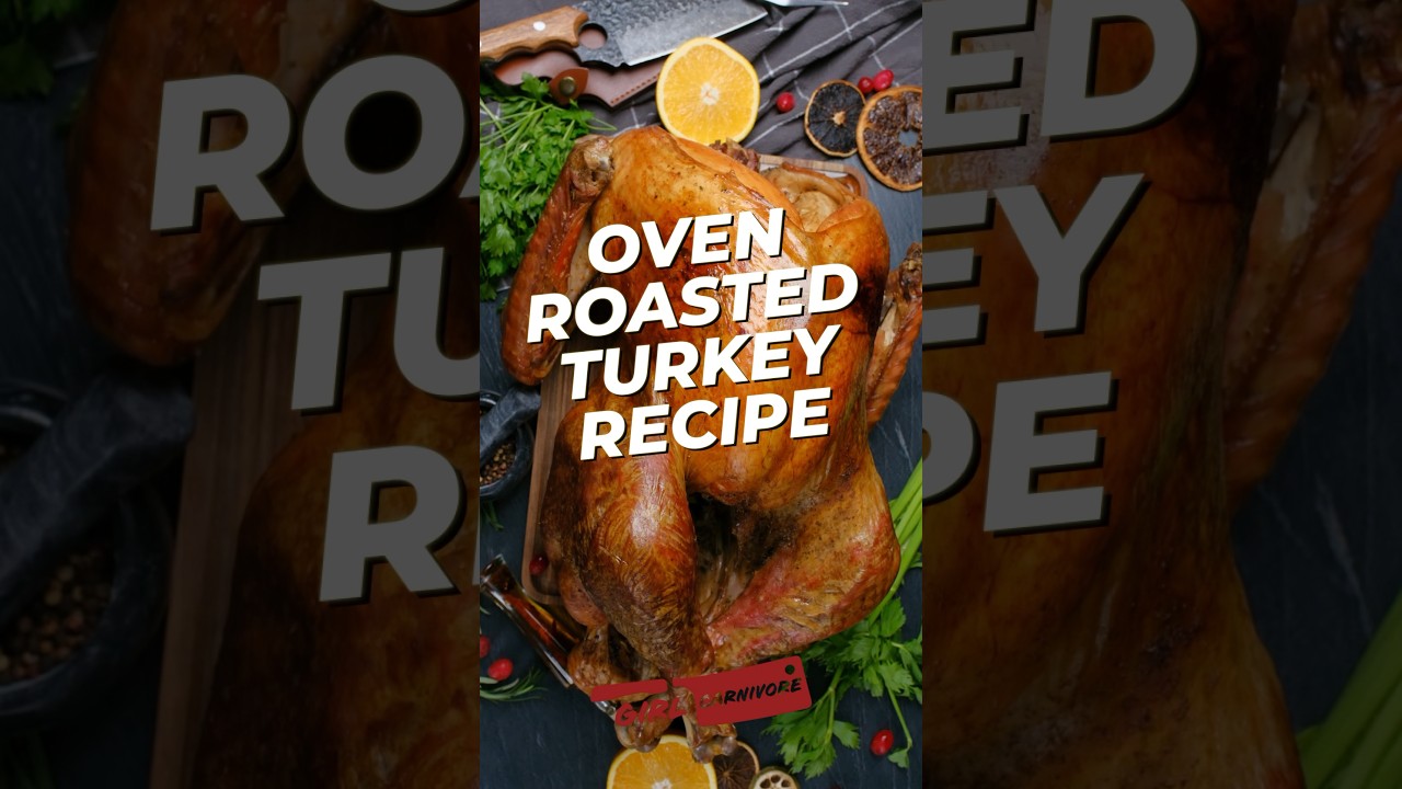 How to Cook a Turkey in the Oven. 🦃 perfect thanksgiving turkey recipe