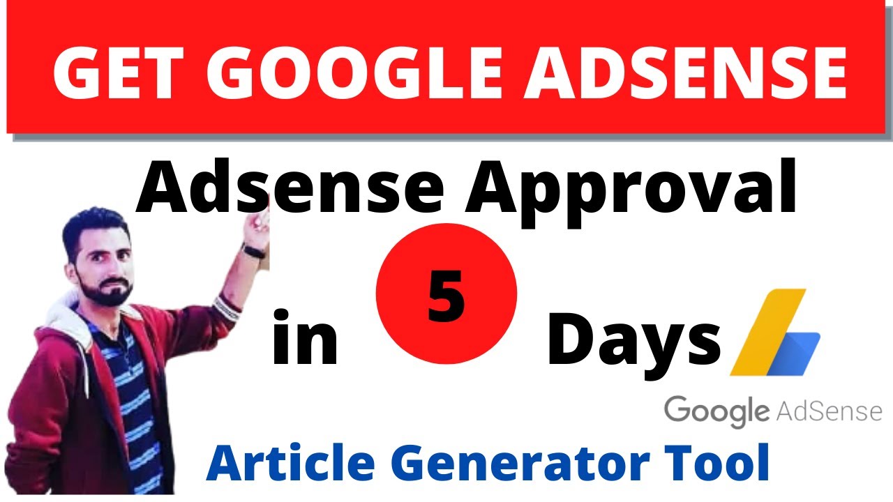 Get AdSense Approval For Your Blog Fast Using Unique Article Generator | AI-Based Article Generator