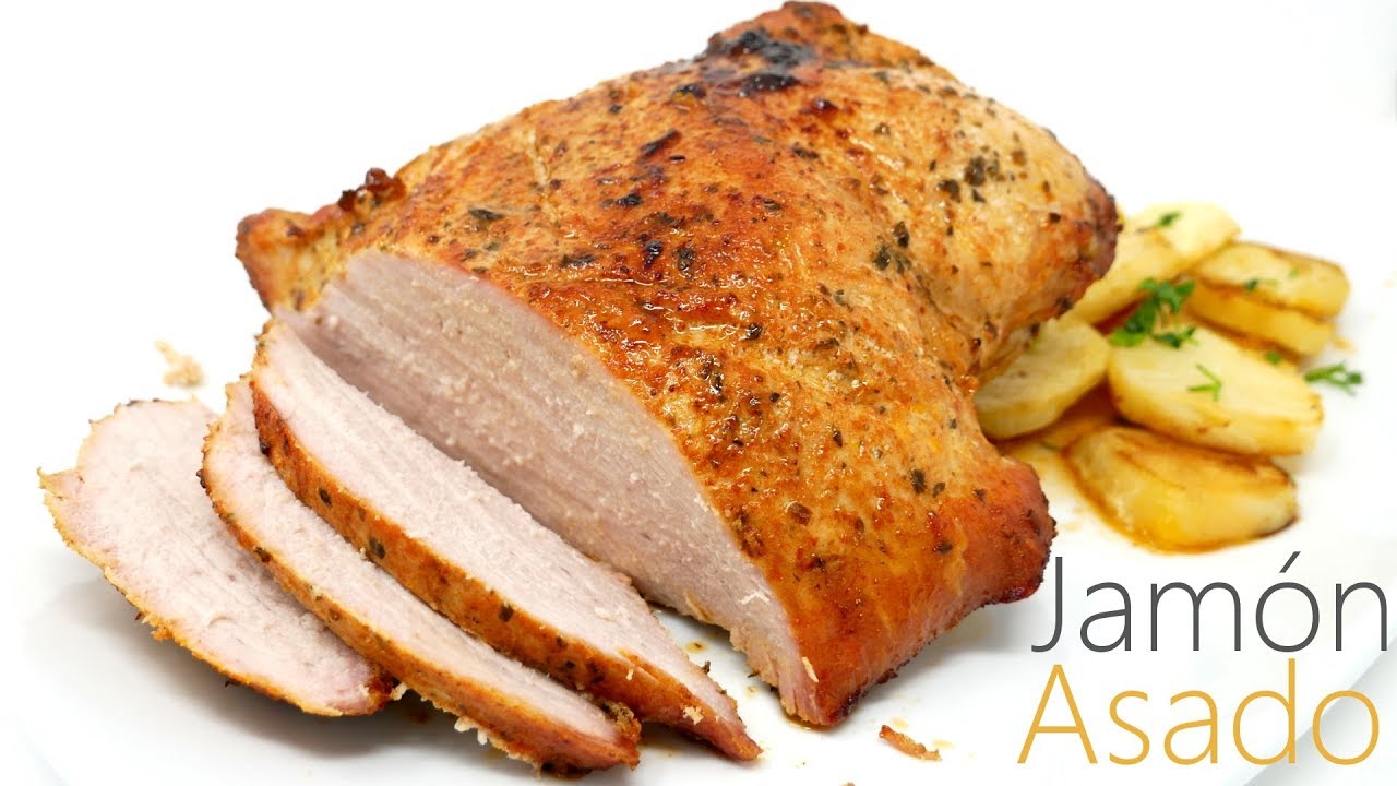 JAMÓN ASADO deliciociosa (MUY FÁCIL)🍗🍖 IDEAL para navidad (tambíen se puede hacer con LOMO)🍗🍖