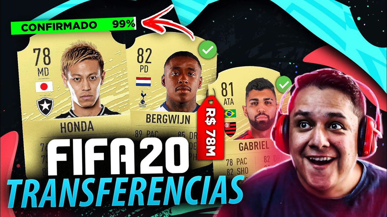 Honda no BOTAFOGO?! Mourinho CONTRATA PROMESSA!! FIFA 20 TRANSFERÊNCIAS CONFIRMADAS & RUMORES!