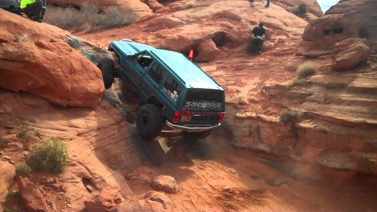 Cherokee XJ The Maze Trail, St. George, Utah Winter On The Rocks