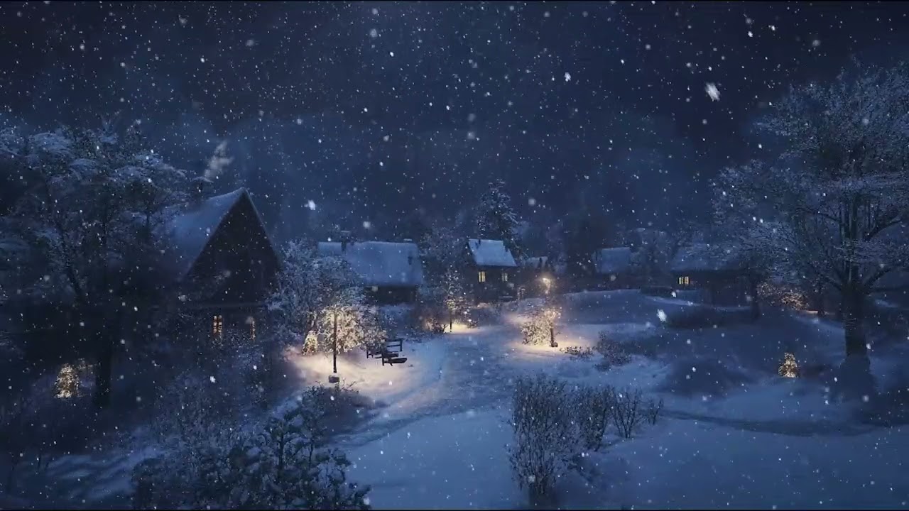 Winter Winds | The Sound of Gentle Snow Wind - Relax In The Cold Space, Blend Into Nature
