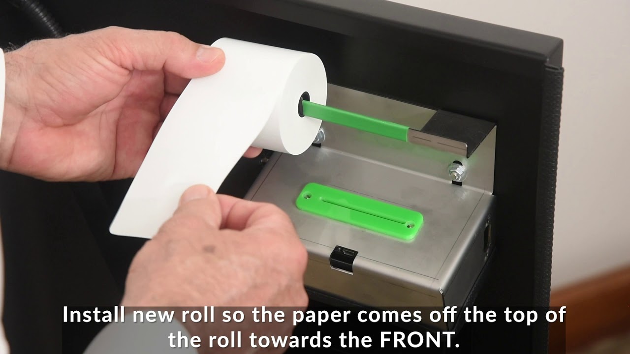 Magner Self-Service Coin - Changing Receipt Paper