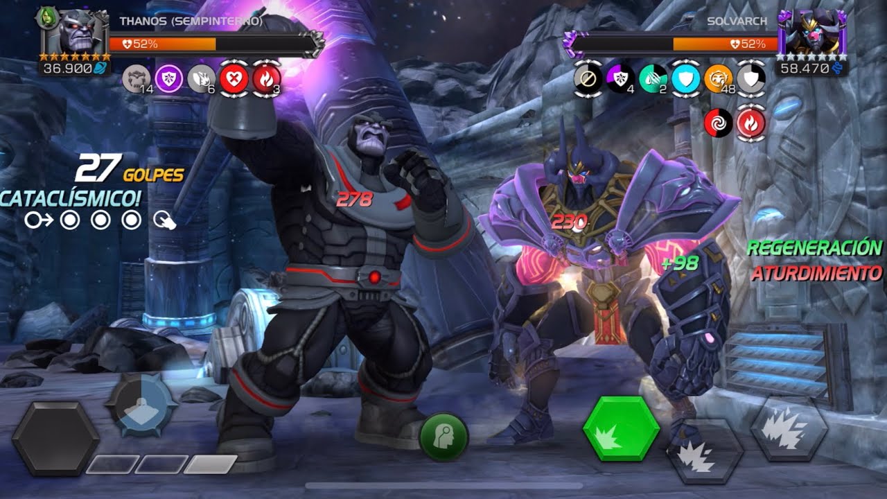 Misi&oacute;n 6 Sue&ntilde;os Rotos ROMPETRONOS Thanos Deathless VS Solvarch | Marvel Contest Of Champions