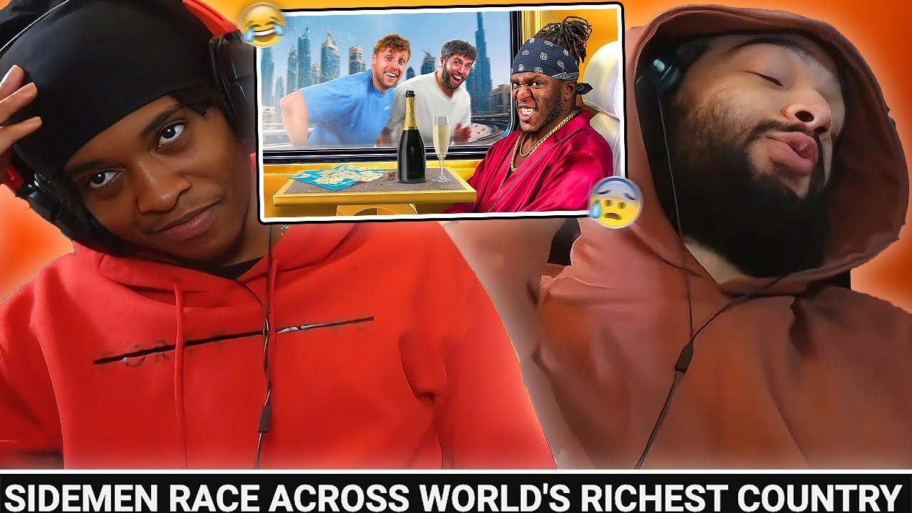 REACTING TO SIDEMEN RACE ACROSS WORLD'S RICHEST COUNTRY