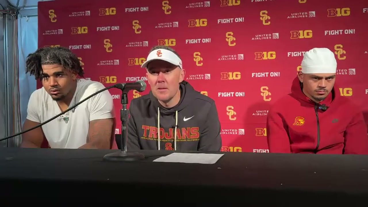 USC at Oregon post game press conference