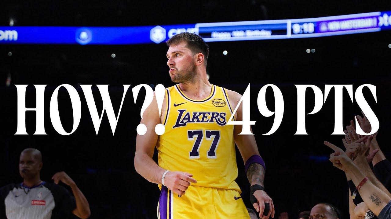 How Luka Dončić Scored his Laker-High 49 Points vs Minnesota