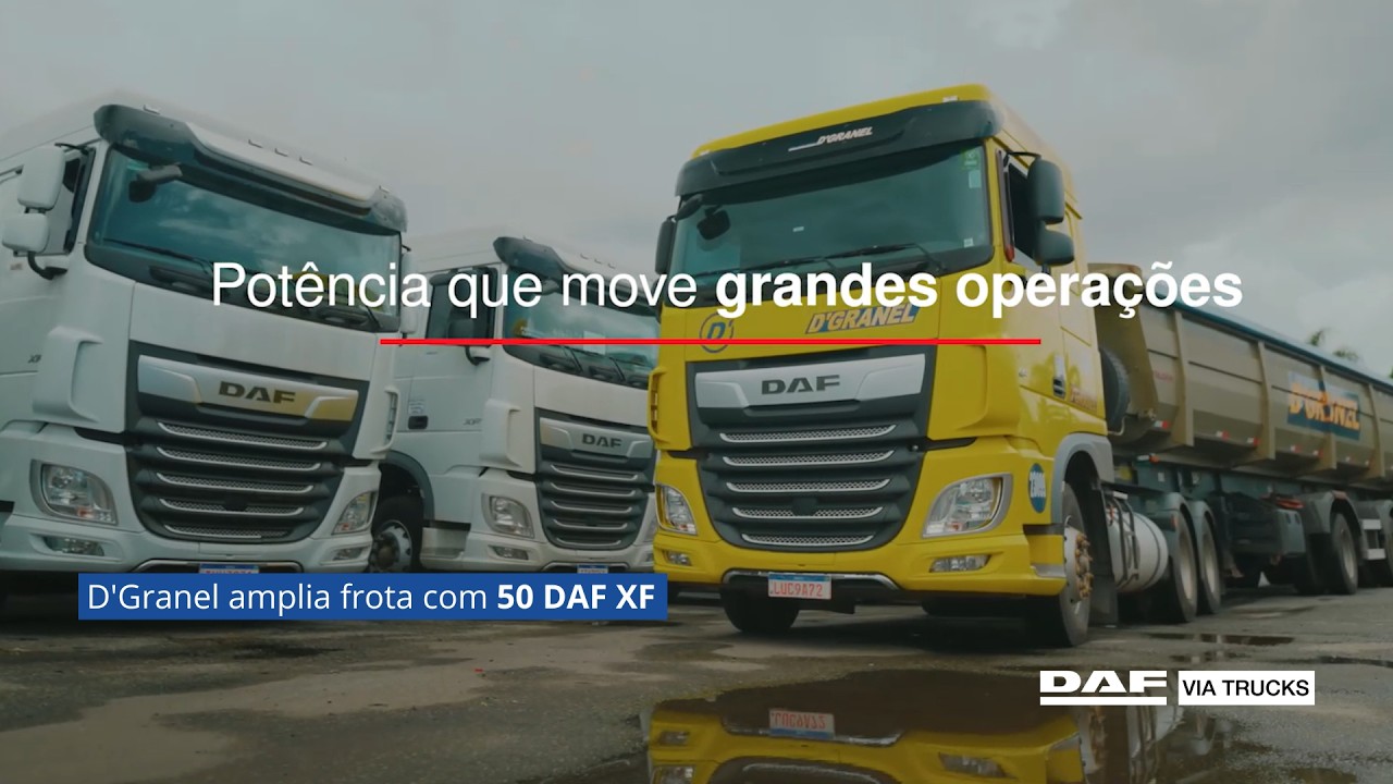 Por que a D'Granel escolheu DAF? Entrega de 50 unidades em MG