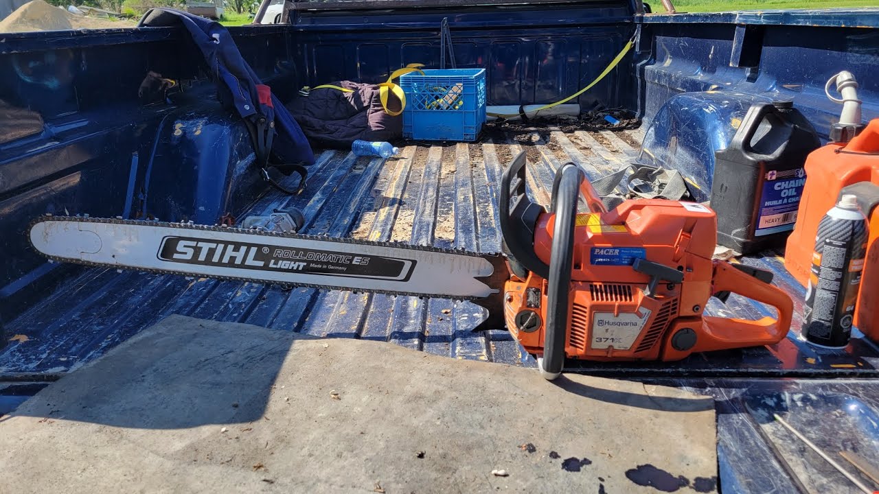 Ported 371xp first time in the wood