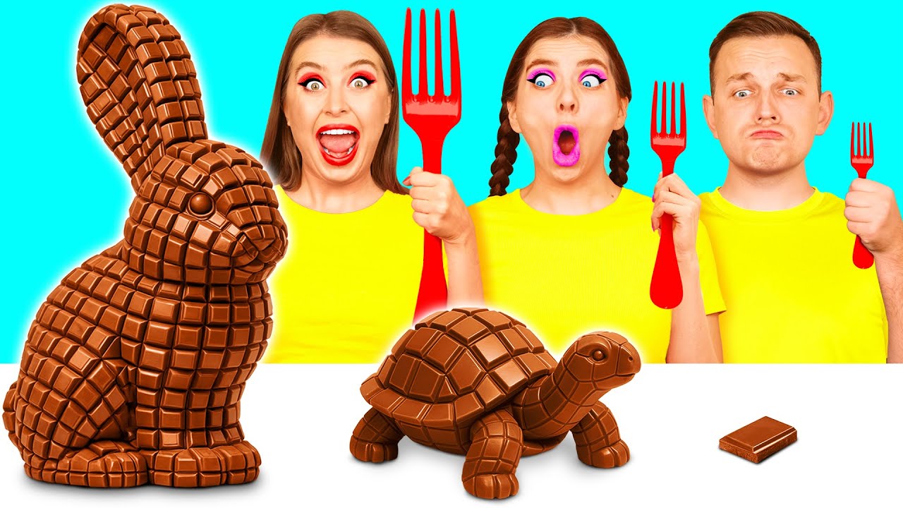 Tantangan Plat Besar, Sedang, dan Kecil | Hacks Dan Trik Dapur BaRaFun Challenge