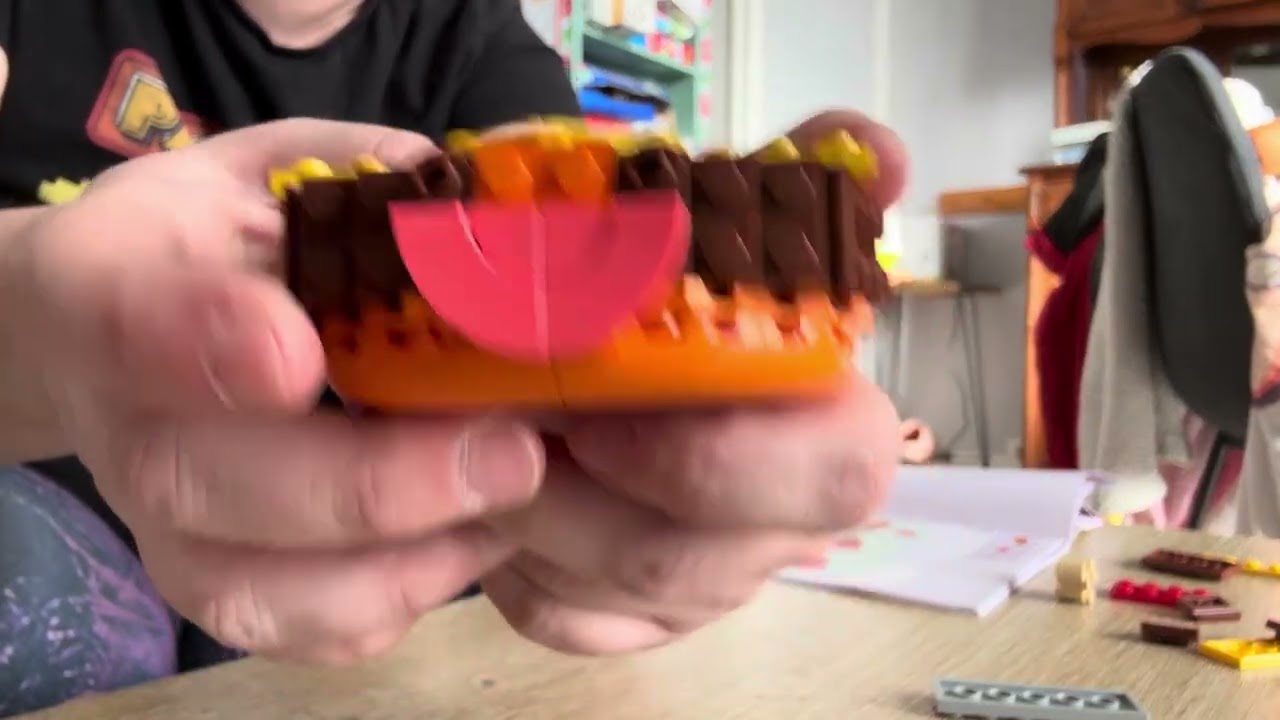 Je monte avec vous mon hamburger