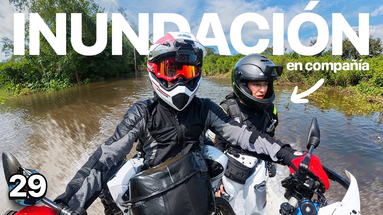 ATRAPADOS en una INUNDACIÓN en MOTO | Vuelta al Mundo en Moto | EP29
