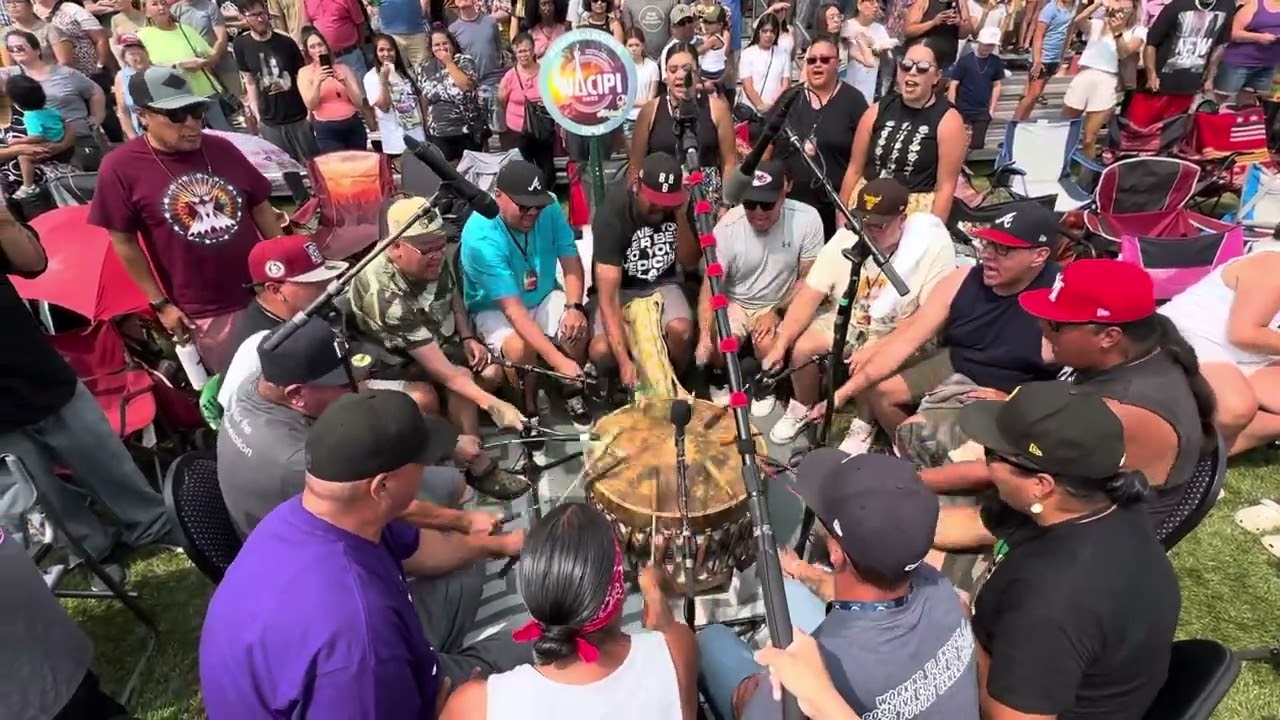 Shakopee Powwow 2023. Meskwaki Singers. Sunday GE.