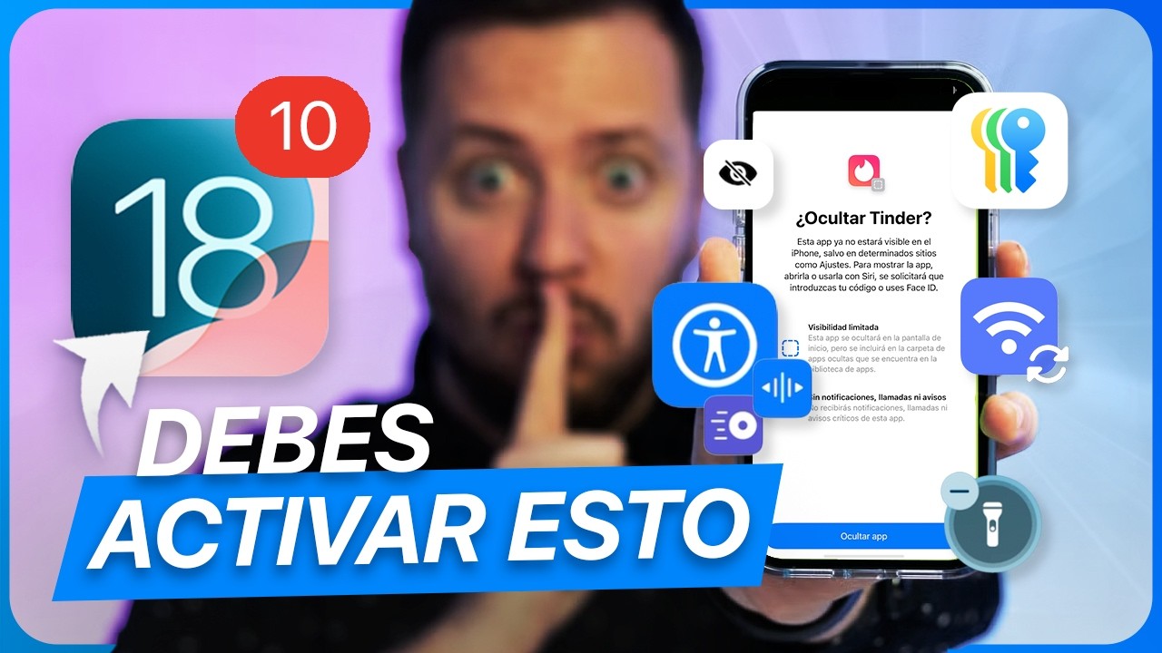 iOS 18: 10 Ajustes y Funciones ESCONDIDAS que CAMBIARÁN tu iPhone