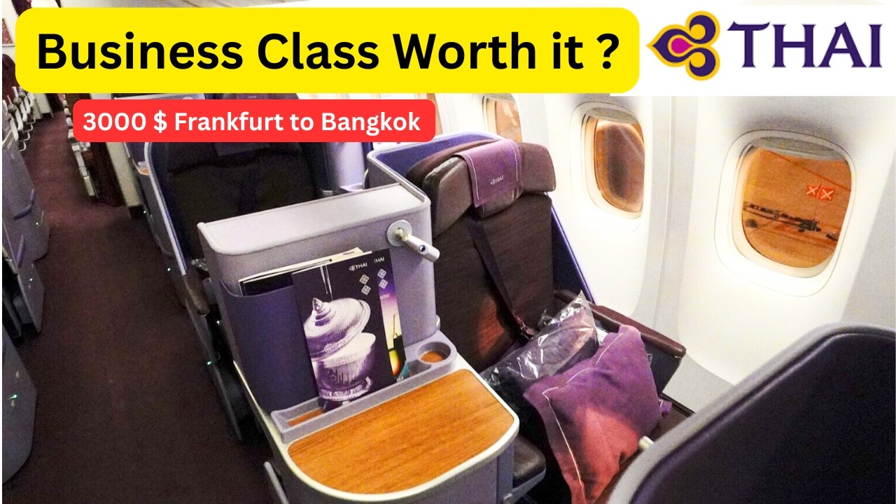 11 Hours in Thai Airways Business Class to Bangkok | Honest Review
