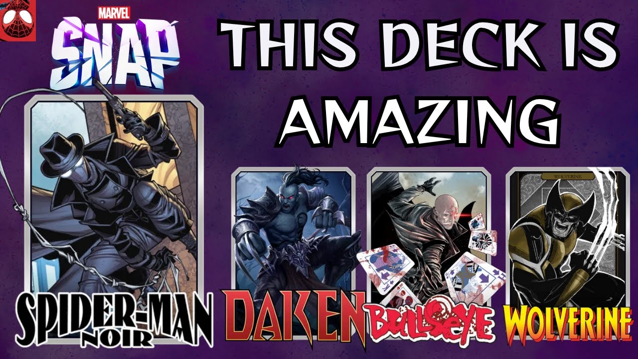 Shadowed Fury &ndash; Noir Sets Up Daken&rsquo;s Rampage! | Marvel Snap Gameplay Nov 2025
