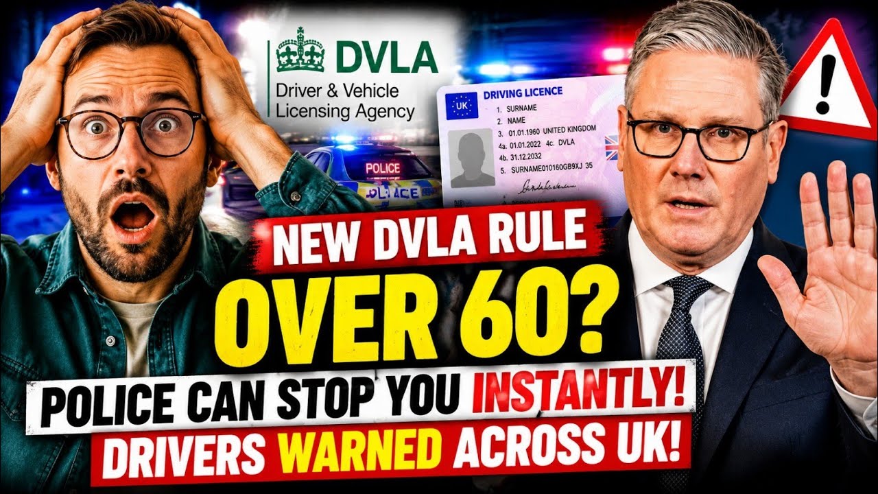 🤯 NEW DVLA REQUIREMENT FOR DRIVERS OVER 60 &mdash;Police Can Stop You Instantly Drivers WARNED Across UK!