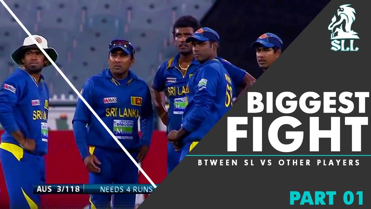 Fights In Cricket Ever with Sri Lankan Players.🤬🤬🤬