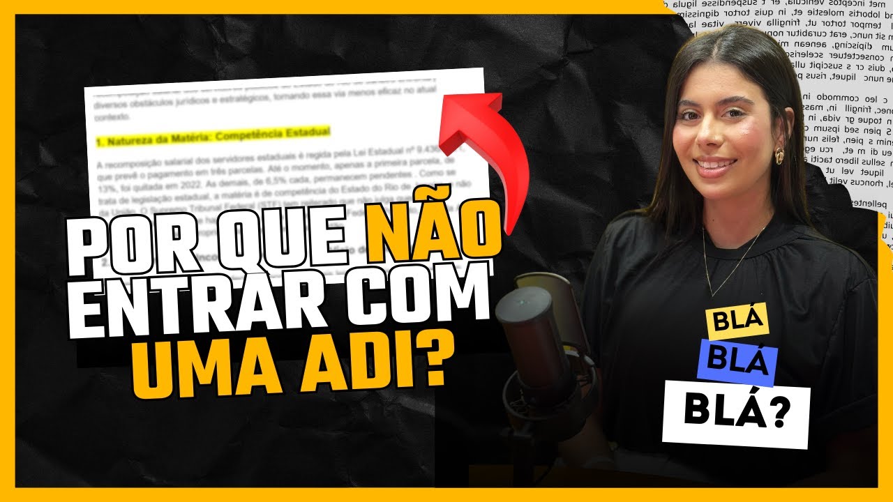 RECOMPOSIÇÃO SALARIAL: ENTRAR COM UMA ADI? ENTENDA POR QUE ESSE PODE SER UM TIRO NO PÉ!