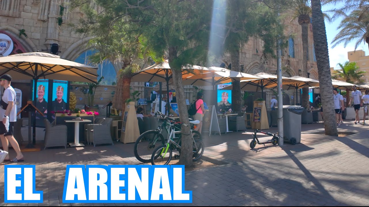 El Arenal Mallorca 🇪🇸 Walking tour ☀️ 4K HDR