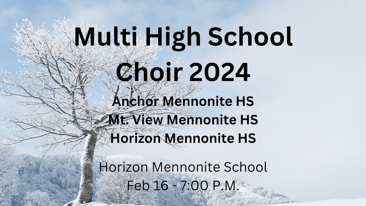 Multi High School Choir 2024