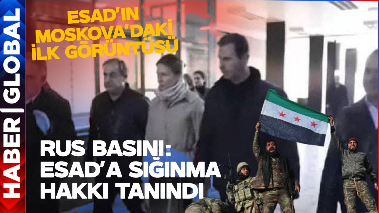İşte Esad'ın Moskova'daki İlk Görüntüsü! Rus Basını: Esad'a Sığınma Hakkı Tanındı!
