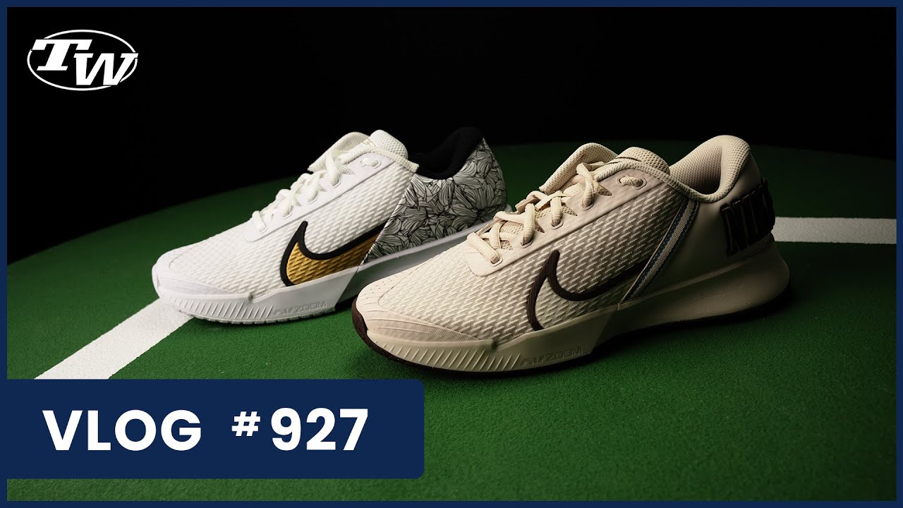 Sneak PEEK: Tecnifibre TF40 Racquets coming Oct 15 & New Nike Vapor Pro 2 tennis shoes - VLOG 927