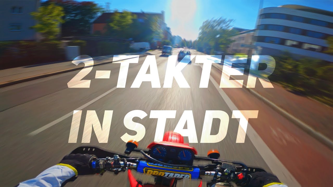 Mit der 2-TAKTER durch die STADT | Kawasaki KMX 125b | RAW