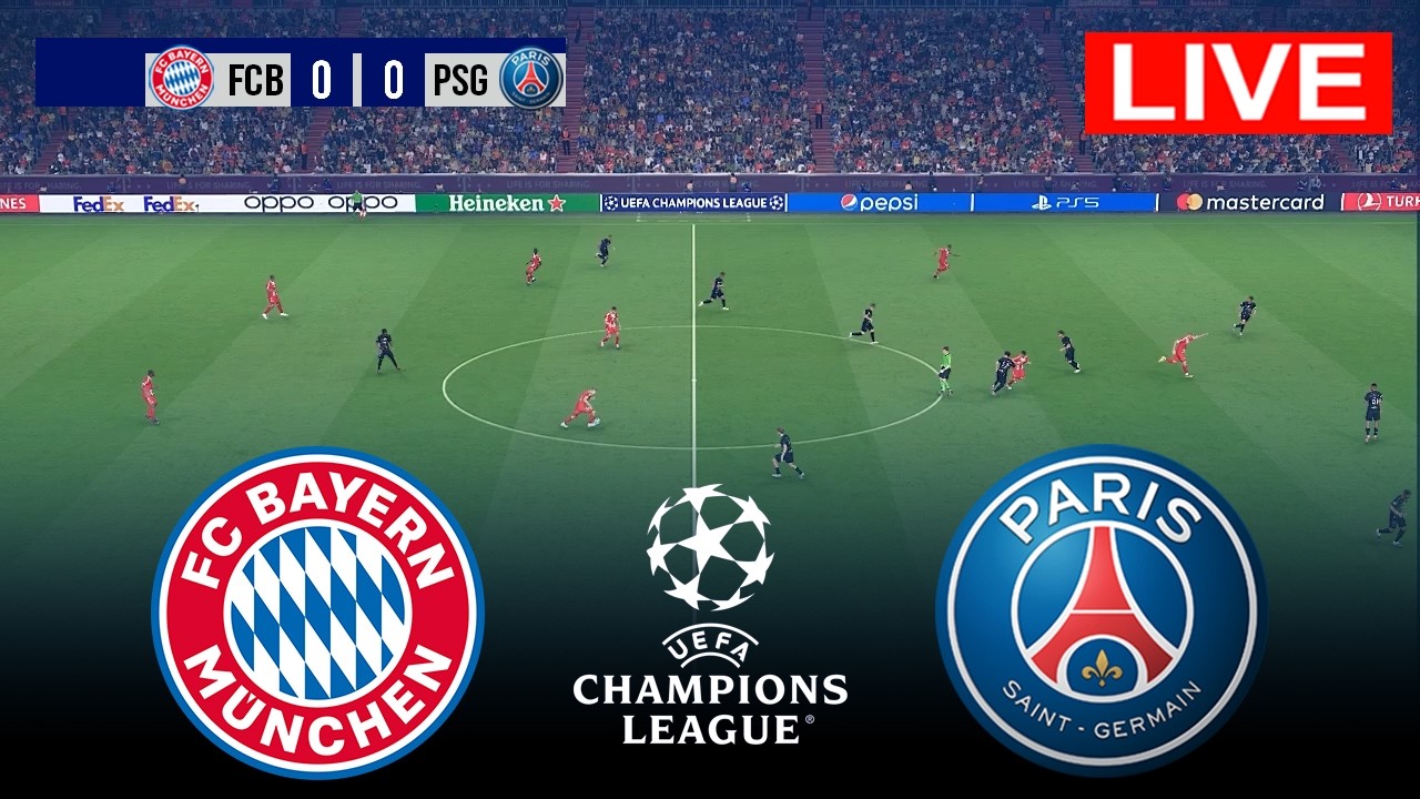 BAYERN MUNICH vs PSG - UEFA Champions League 2026 | Match Today | Simulation PES