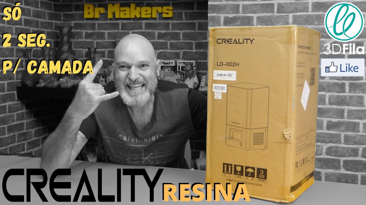 Creality LD002H - Impressora 3D de RESINA | RÁPIDA... MUITO rapida!!!