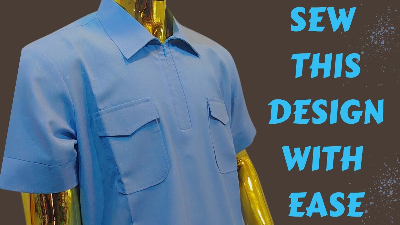 HOW TO SEW THIS CAFTAN FRONT DESIGN NEATLY