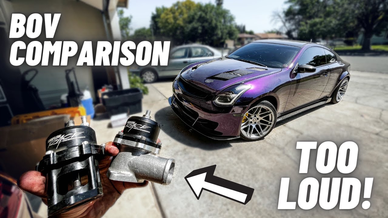 Сравнение двигателей G35 с наддувом (MaxFlow Race и OEM Vortech BOV) (2023)