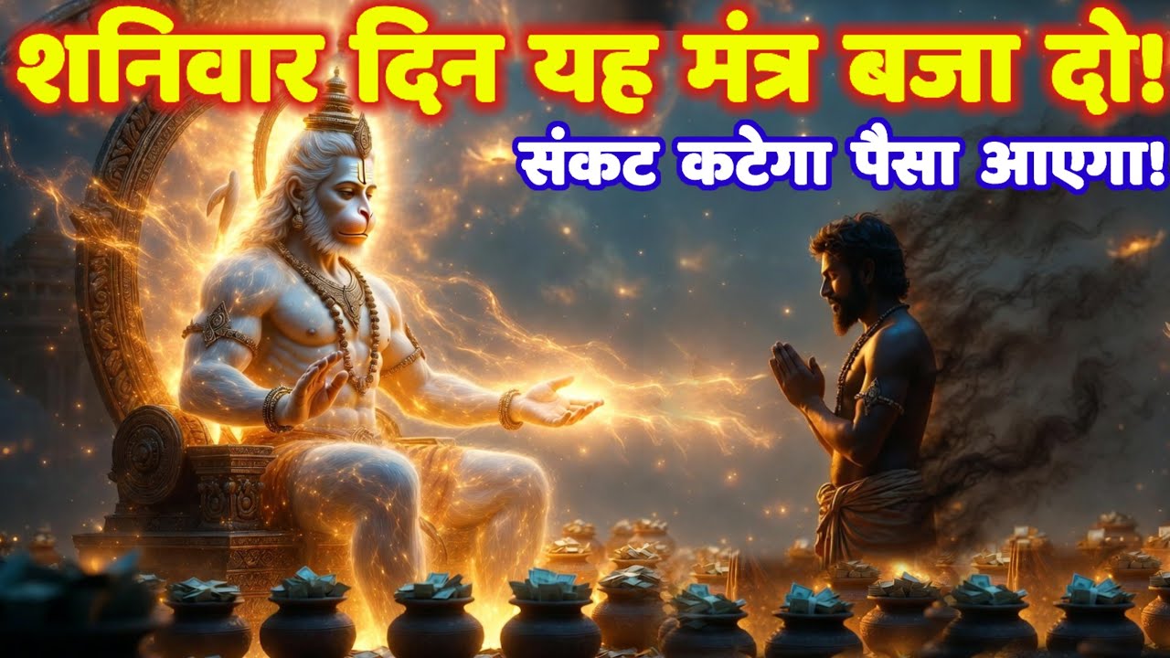 शनिवार दिन का दिव्य हनुमान मंत्र | धन प्राप्ति मंत्र | Hanuman Mantra | Dhan Prapti Mantra