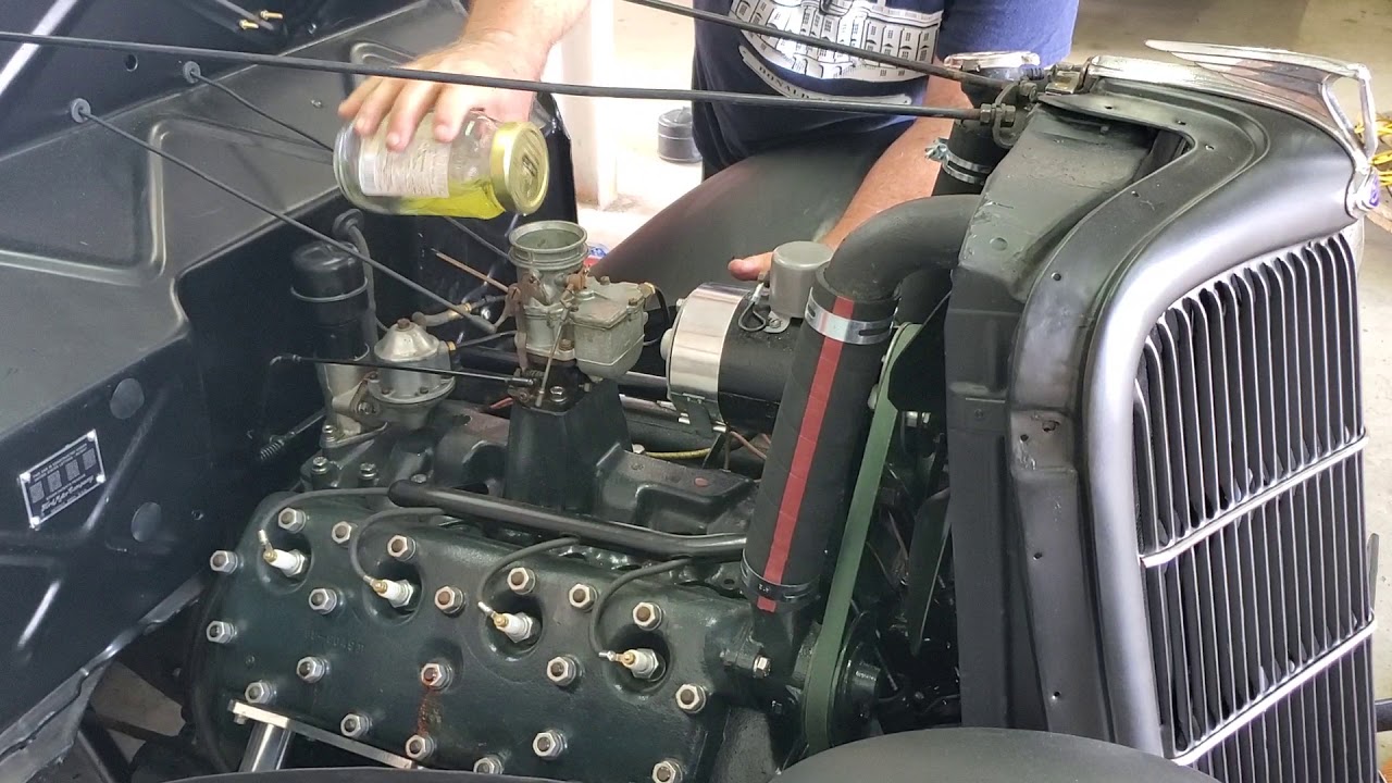 1935 Ford Flathead V8 First Start