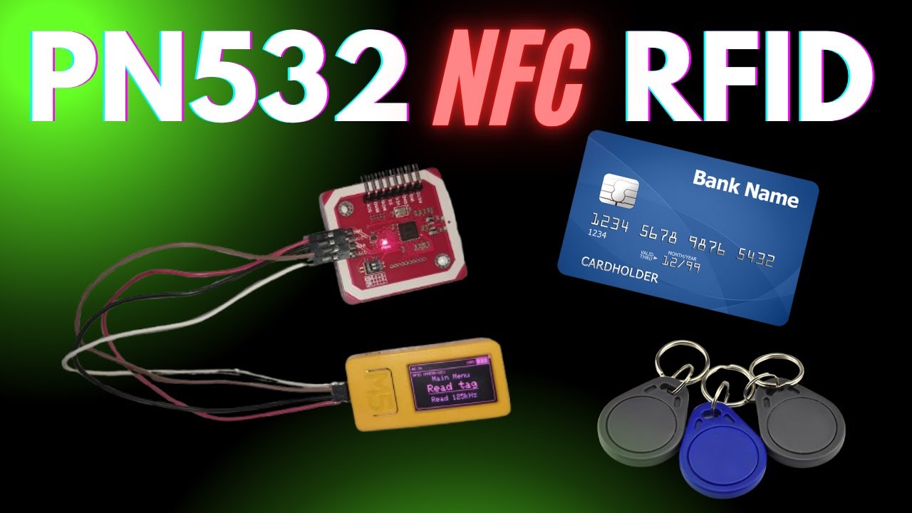 M5StickC Plus2 + RFID Module 🔥| Scan RFID NFC #m5stack #rfidhacking #cybersecurity