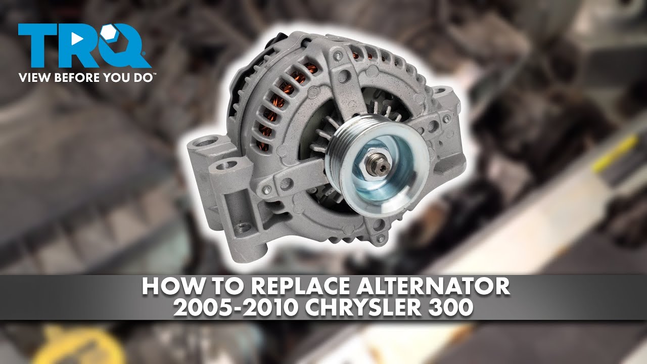 How to Replace Alternator 2005-2010 Chrysler 300