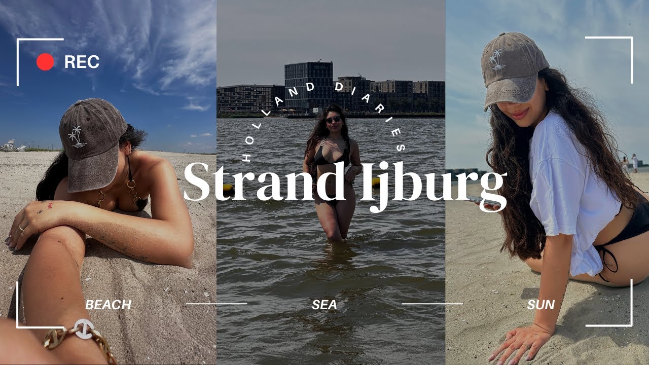 AMSTERDAM'DA SAHİLE GİTTİK | Strand Ijburg | Beach Vlog