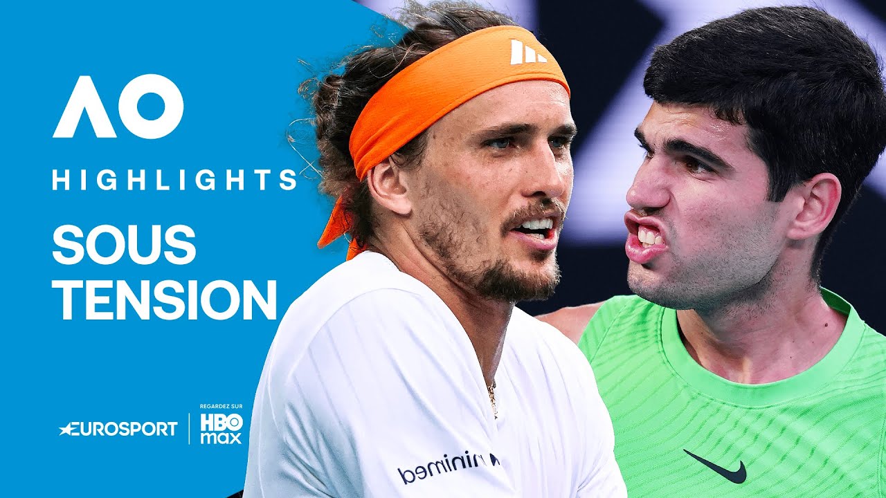 OPEN D'AUSTRALIE 2026 - Quand Zverev S'AGACE du temps mort médical demandé par Alcaraz