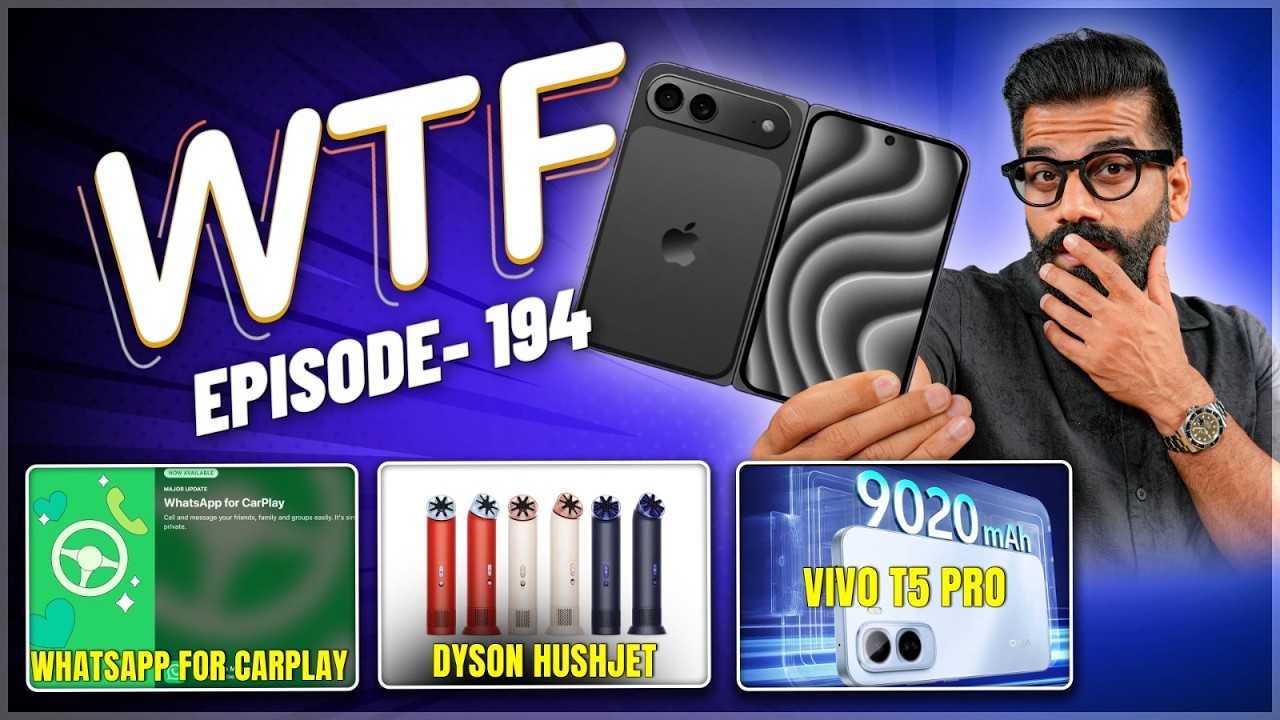 iPhone Ultra | Whatsapp Carplay | Dyson Portable Fan | T5 Pro | Episode 194 | Technical Guruji🔥🔥🔥