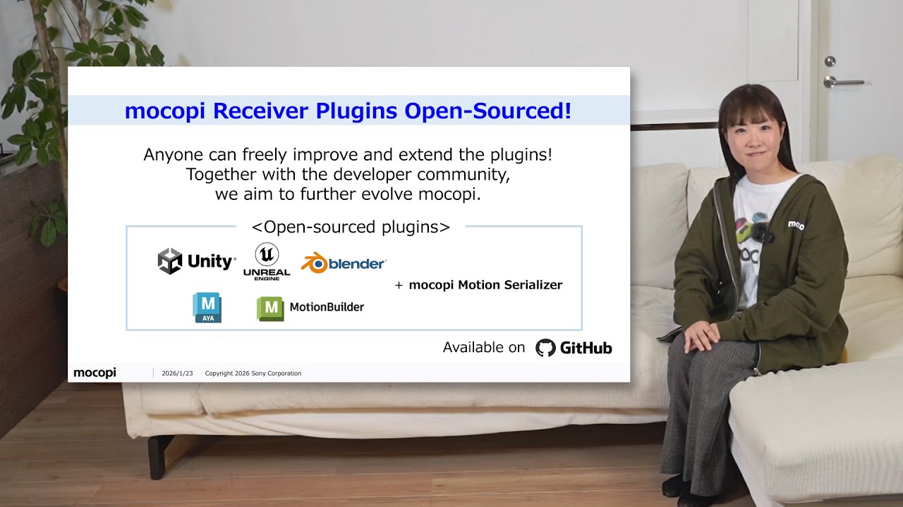 【#mocopi】Обновления программного обеспечения mocopi, январь 2026 г.